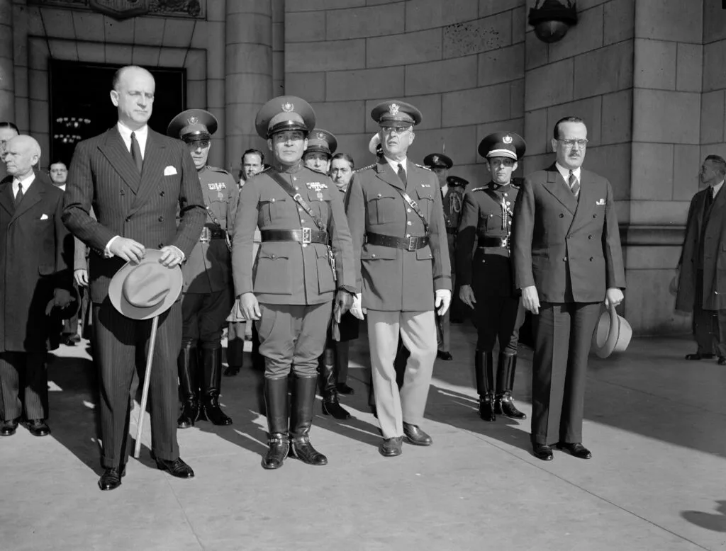 fulgencio batista in washington, dc (1938)