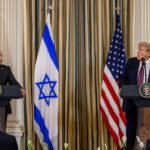 La hegemonía narrativa del caso Trump–Israel–Gaza president donald trump and israeli prime minister benjamin netanyahu hold a joint press conference