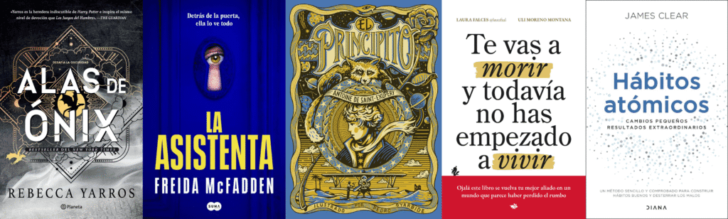 Los 5 libros más vendidos de 2025: Radiografía de una sociedad en crisis los 5 libros más vendidos de 2025