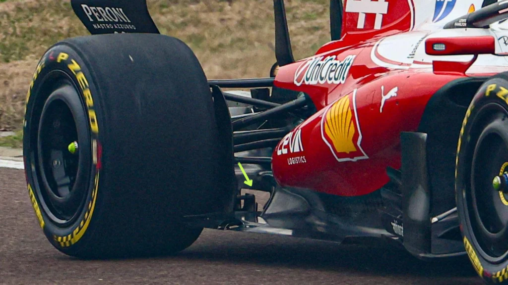 Ferrari presentó el SF-26: apuesta por el margen SF-26 suspensión