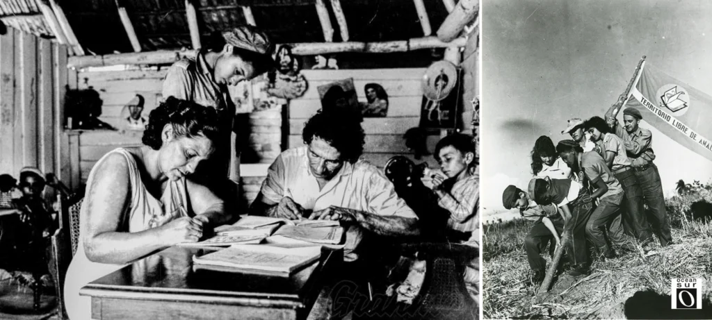 campaña de alfabetización Cuba 1961