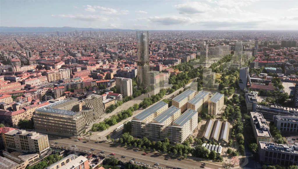 la villa olímpica de som en Milán