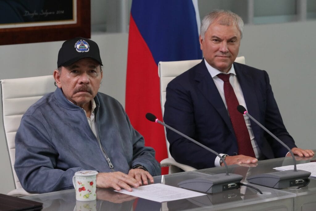 Nicaragua es la próxima tras Venezuela y Cuba en este 2026 vyacheslav volodin met with daniel ortega on july 20, 2024