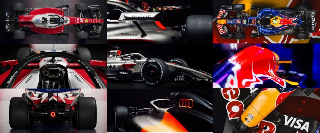 Ferrari, Honda, Audi y Redbull