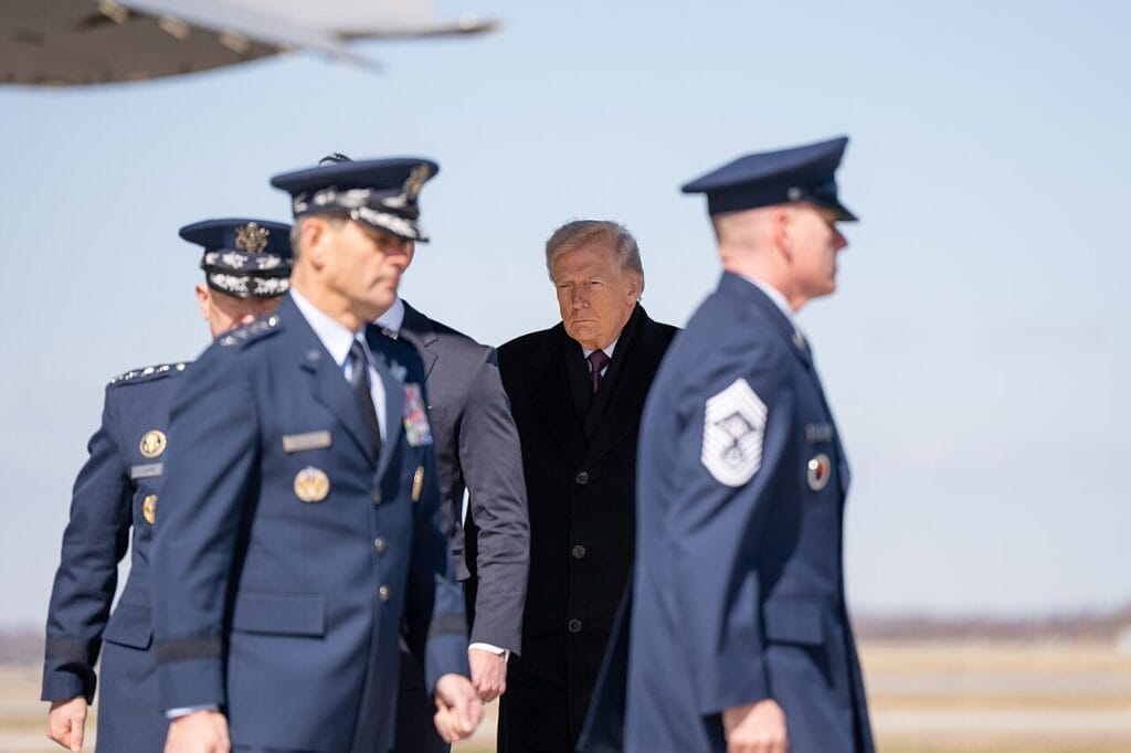 president trump attends the dignified transfer of u.s. service members
