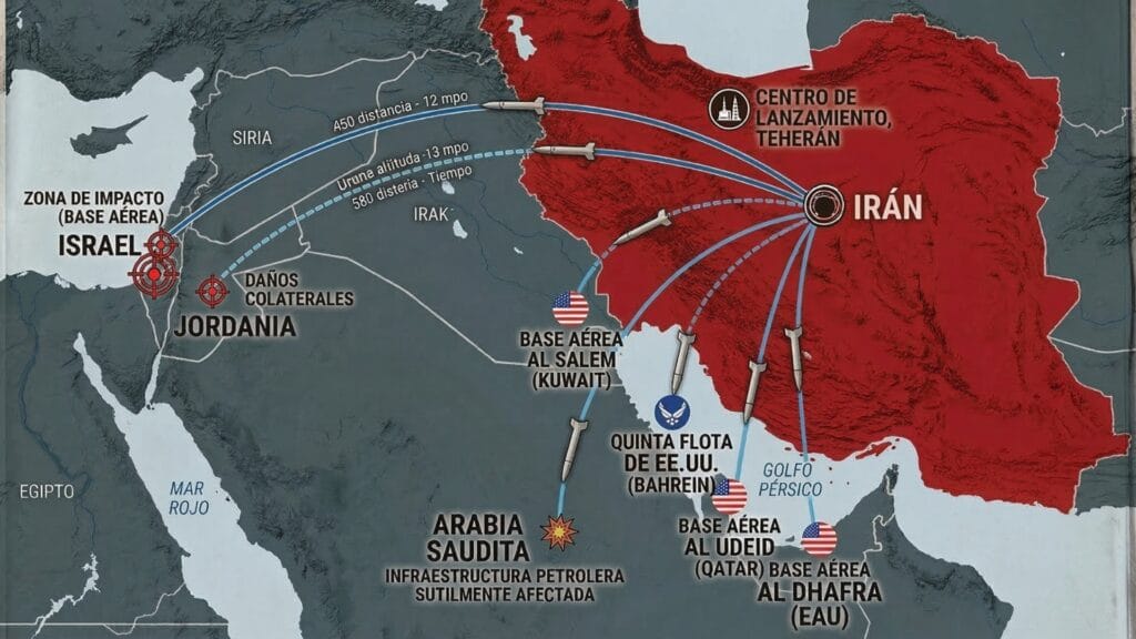 Estrecho de Ormuz: la garganta del mundo vuelta un infierno ataques de Irán las instalaciones de Estados Unidos en el Medio Oriente