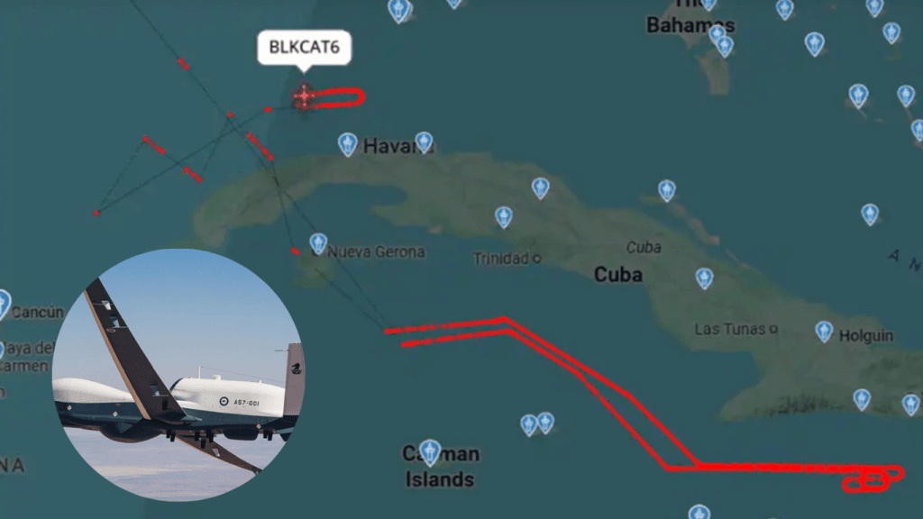 drones sobrevolando Cuba