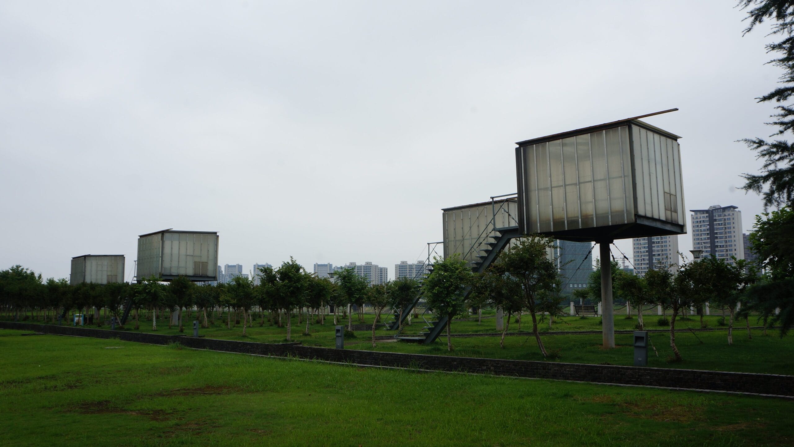 the teahouse community at jinhua architecture park