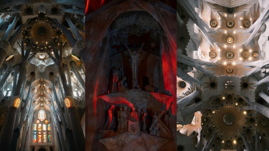 Sagrada Familia: la iglesia más alta del mundo interior de la sagrada familia
