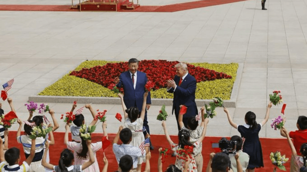 Trump visita china