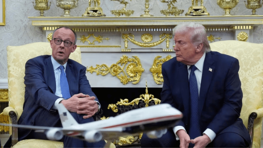 Merz y trump