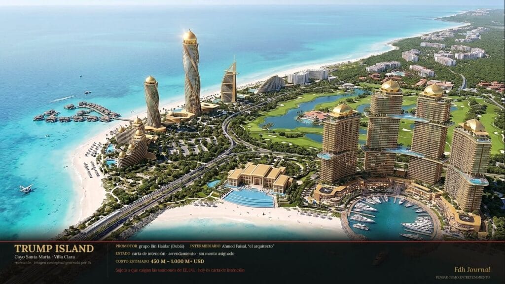 trump island en cuba